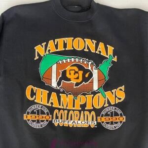 Colorado Buffaloes Buffs 1990 National Sweatshirt Retro Teresafarnell55